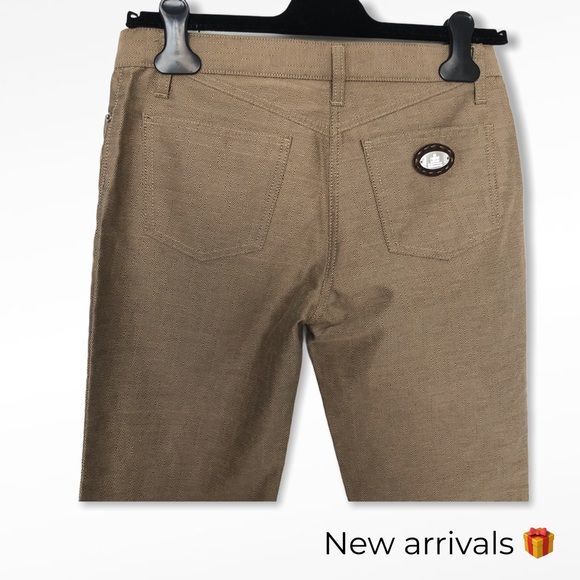 Fendi zucca logo jacquard pattern  jeans pants xs - Picture 2 of 9